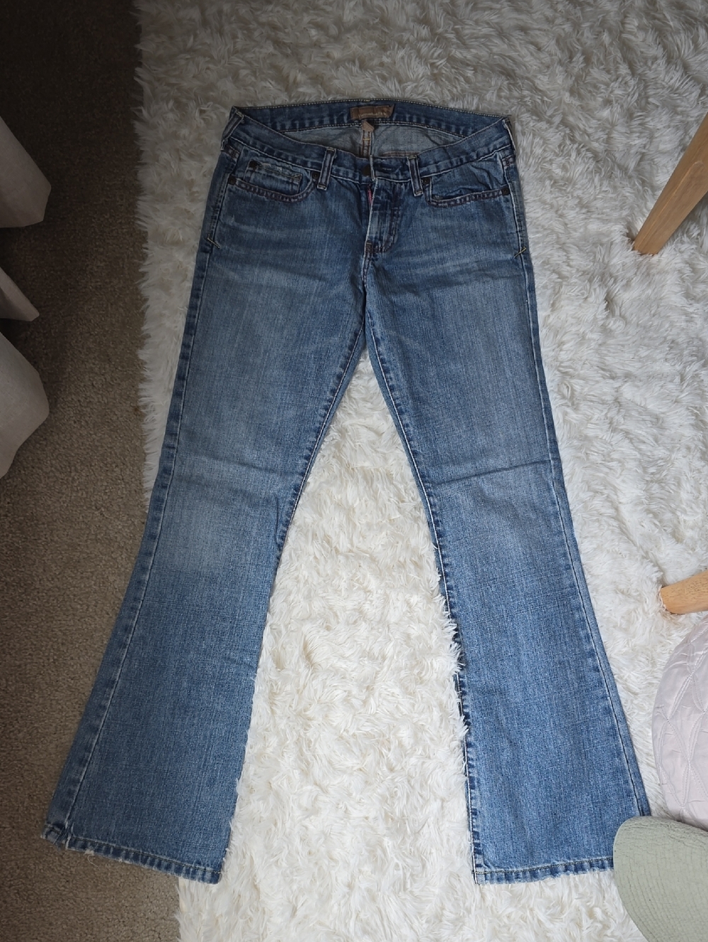 Abercrombie & Fitch Vintage Medium Blue Flare Jeans